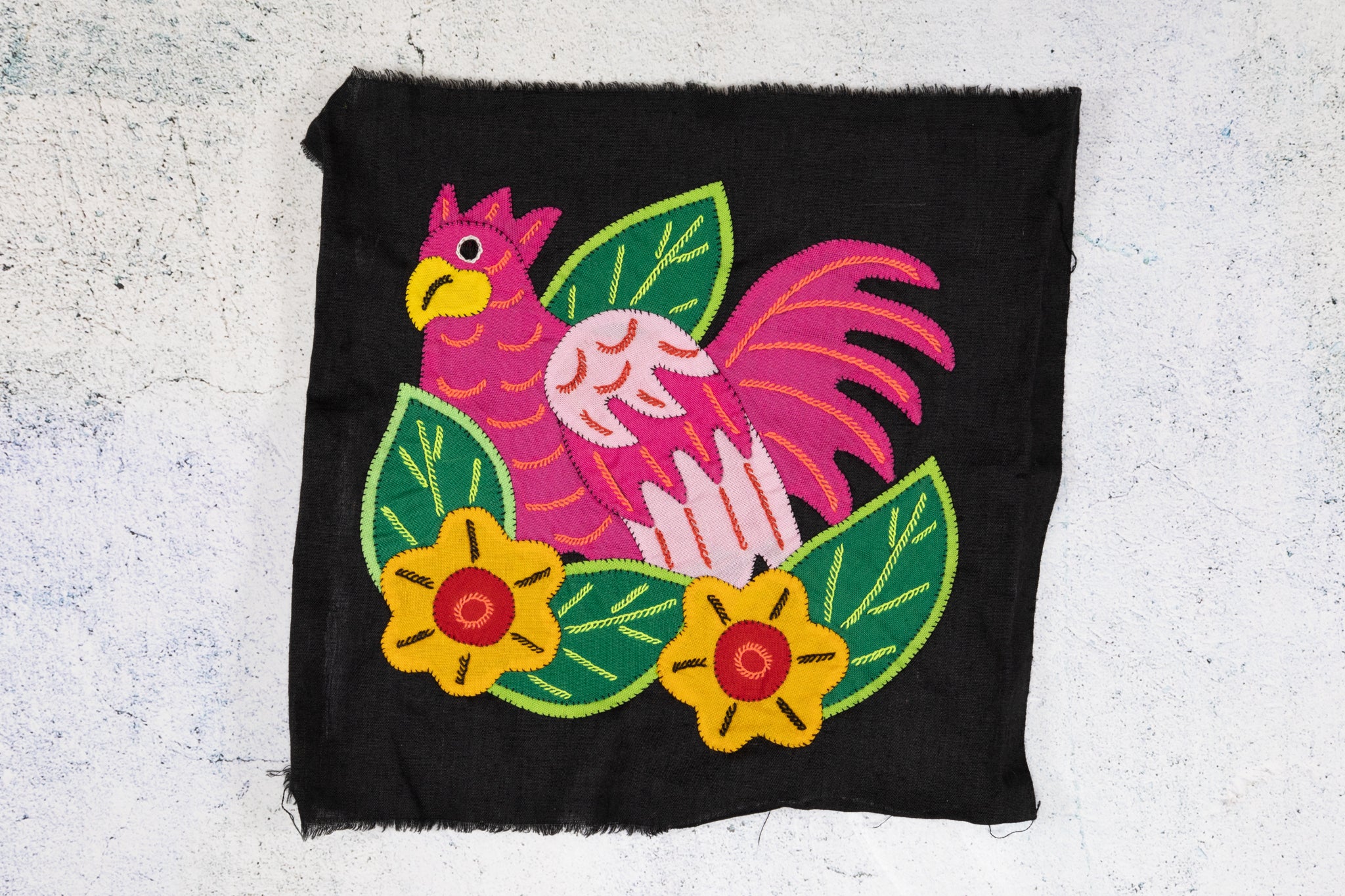 Pink Passion Bird with Flower Molita