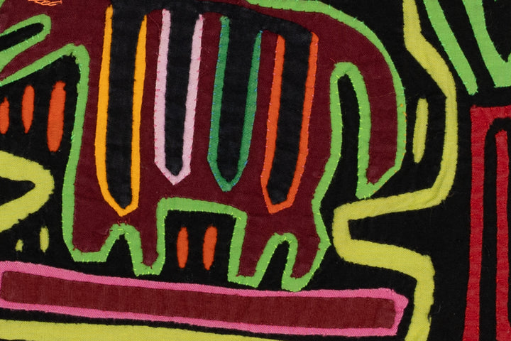 Vintage Rainforest Critter Mola