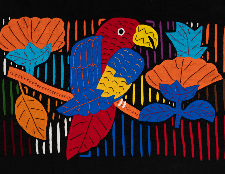 Stupendous Red and Blue Parrot Bird Mola