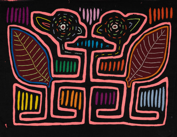 Pink Talking Bird Head Optical Illusion Mola