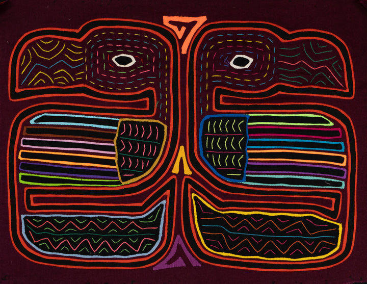 Two Toucan Optical Illusion Mola
