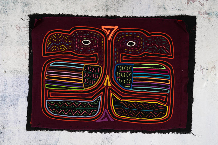 Two Toucan Optical Illusion Mola