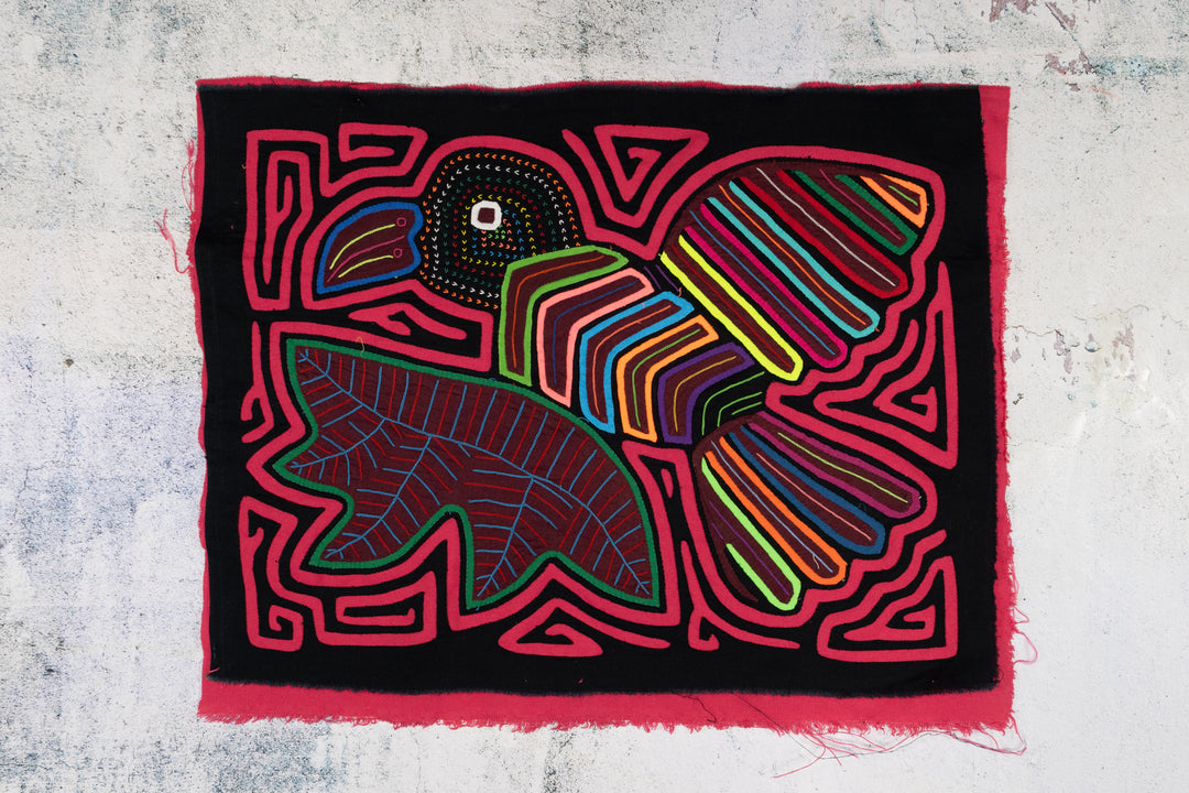 Rosy Red Peace Dove Bird with Olive Branch Mola
