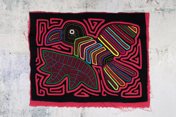 Rosy Red Peace Dove Bird with Olive Branch Mola