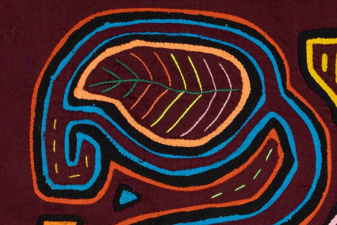 Face of a Fancy Ladybug Mola