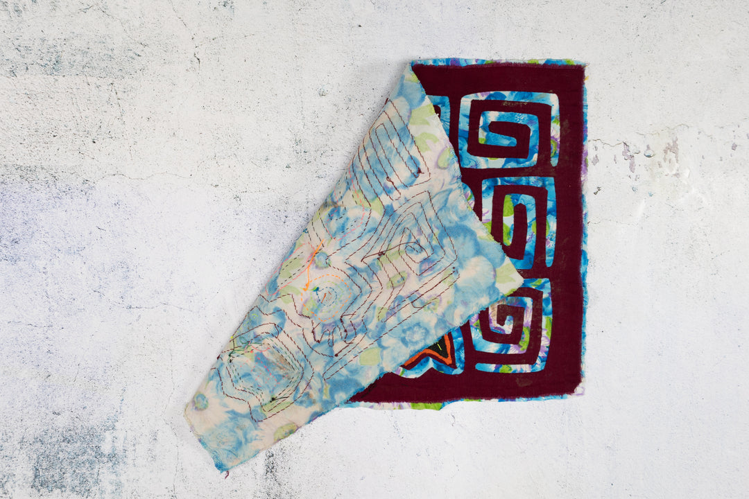 Maroon And Blue Bird Mola
