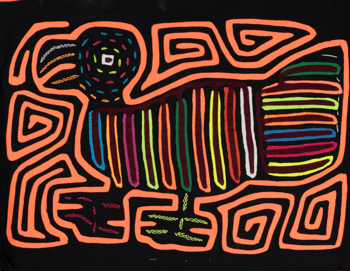 Neon Orange Turkey Bird Mola
