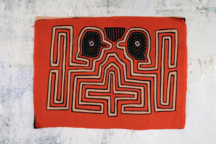 Talking Head Orange and White Mola