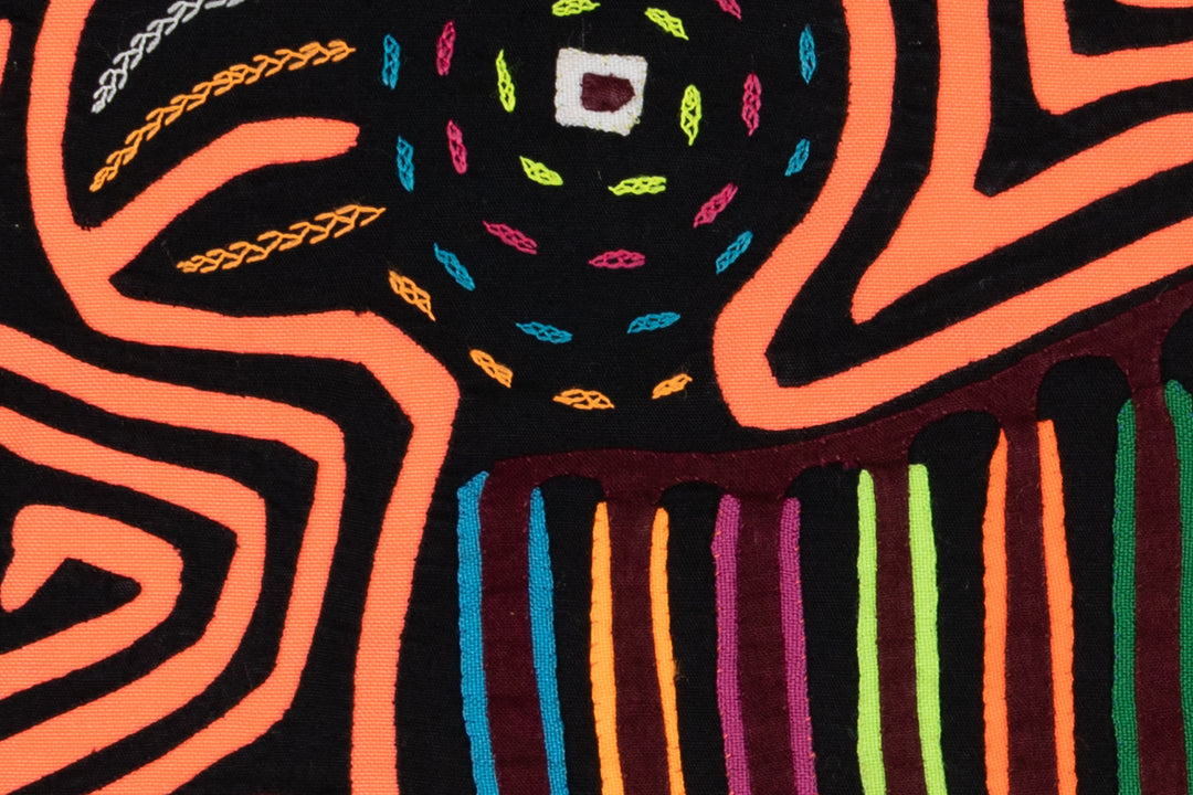 Neon Orange Turkey Bird Mola