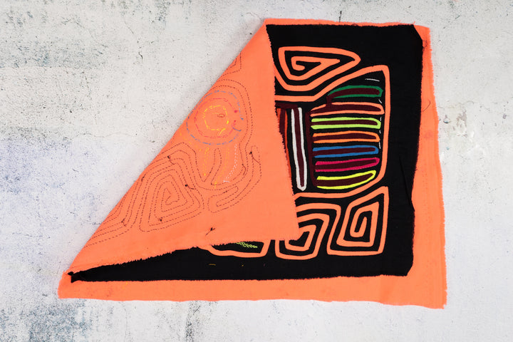 Neon Orange Turkey Bird Mola