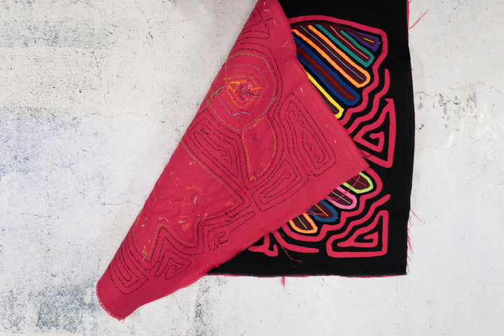 Bright Red Peace Dove Bird with Olive Branch Mola