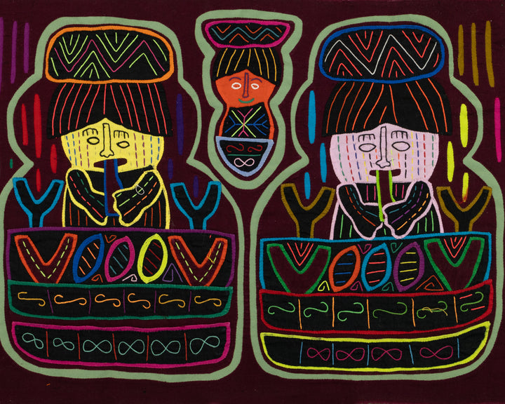 Flute Happy Ladies Panama Mola