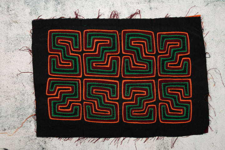 Black Red Orange Green Classic Mola
