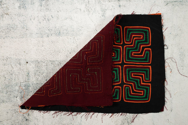 Black Red Orange Green Classic Mola