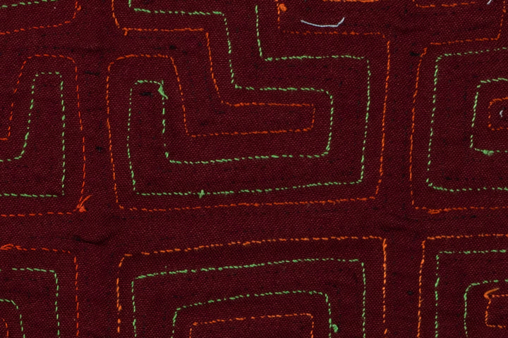 Black Red Orange Green Classic Mola