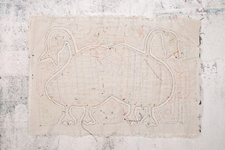 Siamese Twin Geese Mola