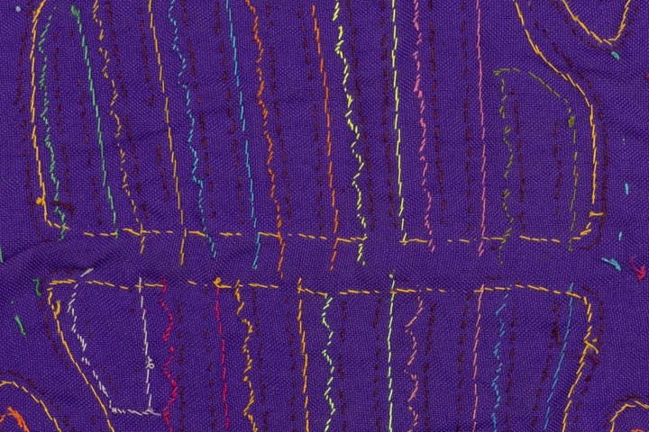 Purple People Eater Panama Mola