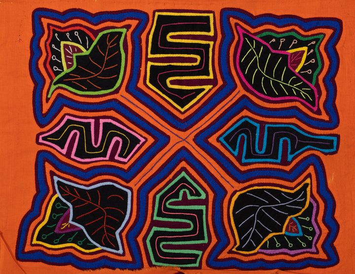Orange and Blue Garden of Eden Mola