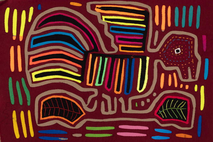 Rainbow Multicolor Bird on The Wing Mola