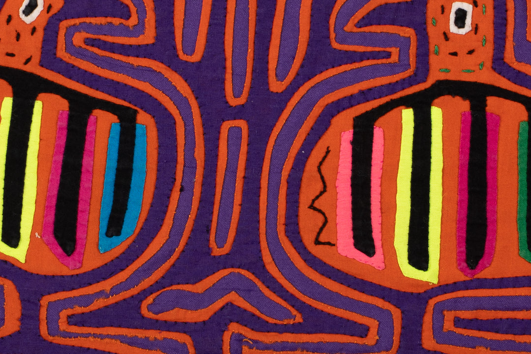 Orange and Purple People Eater Mola