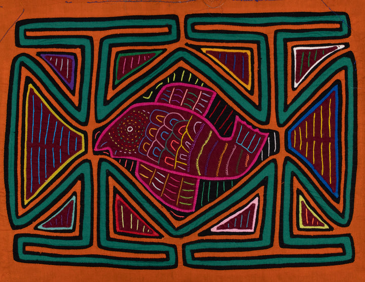 Orange Green Pink Fish Mola