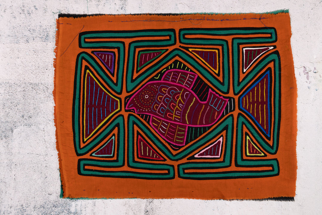 Orange Green Pink Fish Mola