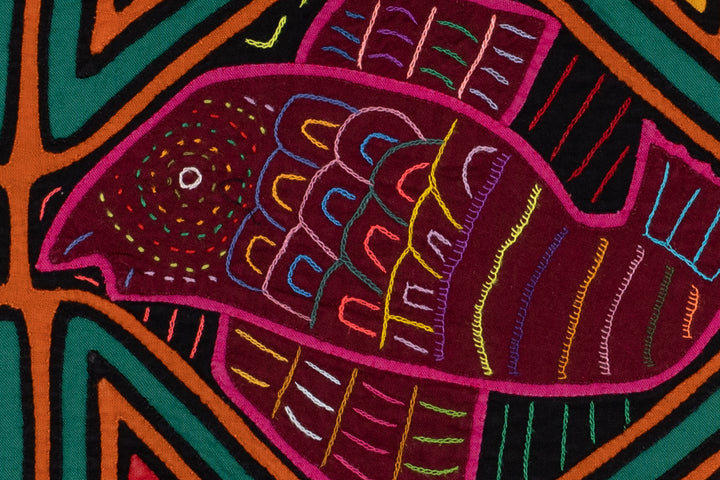 Orange Green Pink Fish Mola