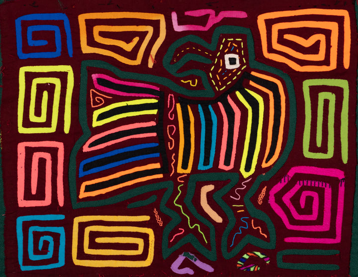 Technicolor Rainbow Christmas Turkey Bird Mola