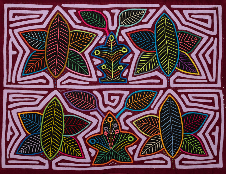 Tropical Jungle Garden Floral Flower Mola