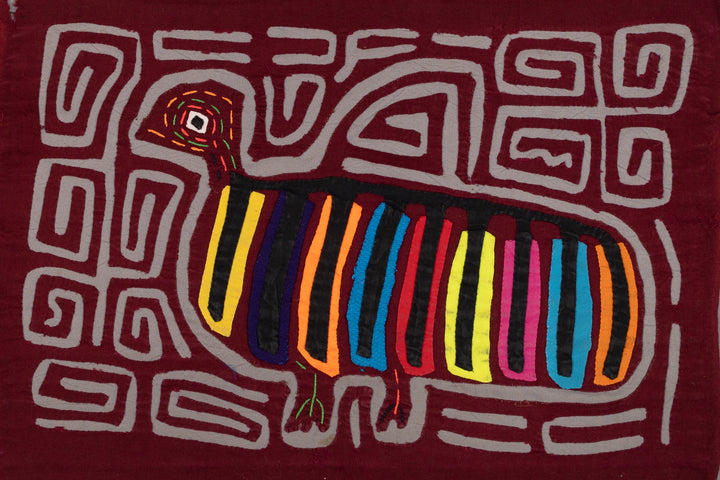 Guinea Fowl Bird Burgandy Gray Mola