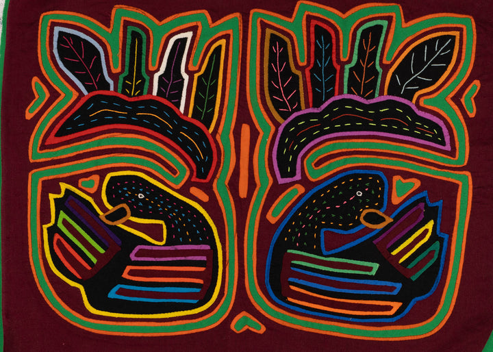Burgundy Rainbow Swan Lake Mola