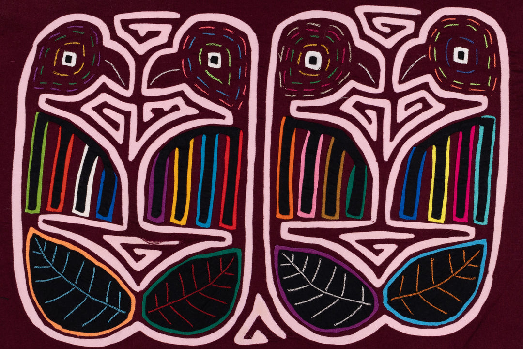 Maroon Lovebird Two Mola