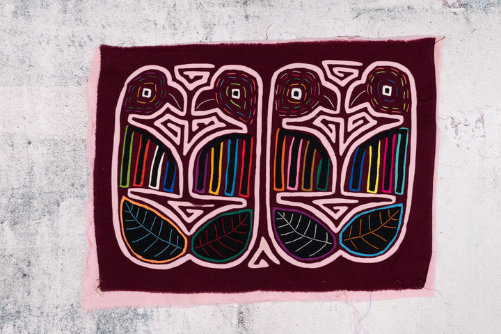 Maroon Lovebird Two Mola