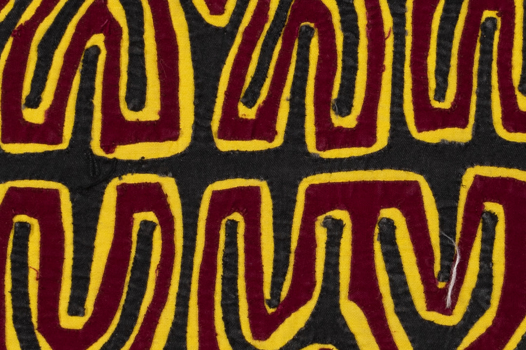 Black Yellow Maroon Tuning Fork Mola