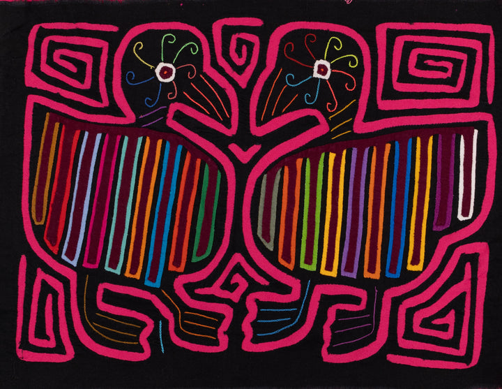 Black Pink Rainbow Gossip Bird Mola