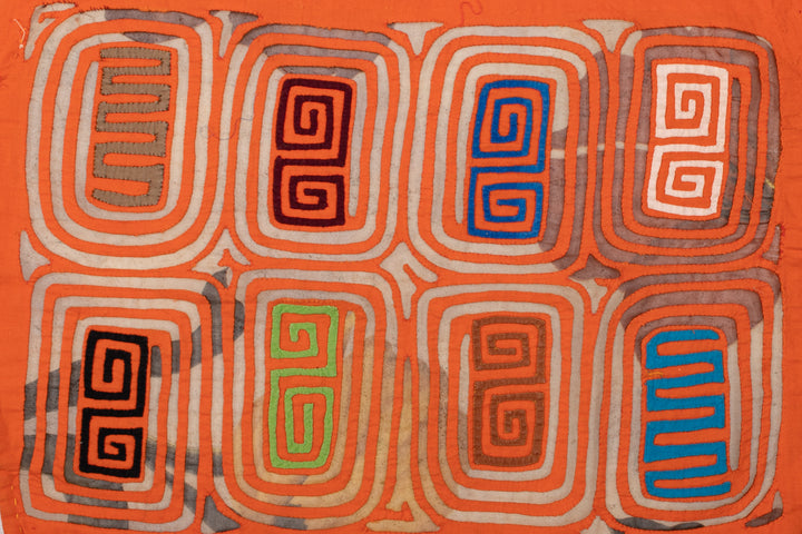 Vintage Orange and Rare Sheer Mola