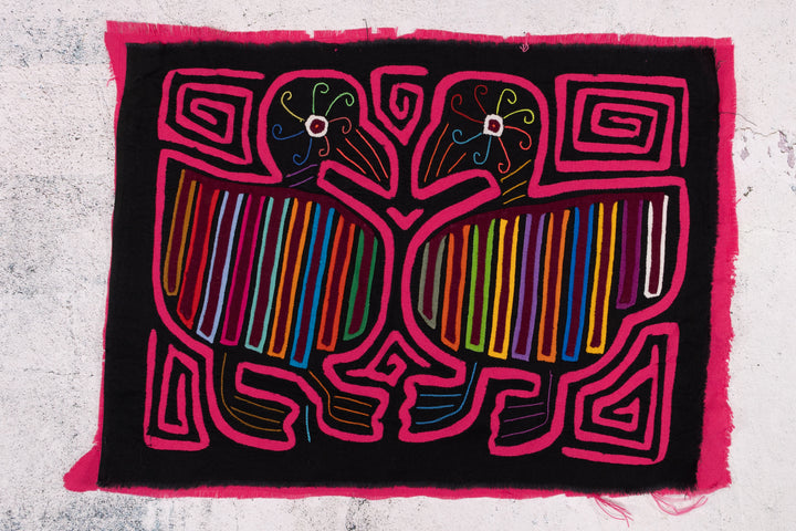 Black Pink Rainbow Gossip Bird Mola