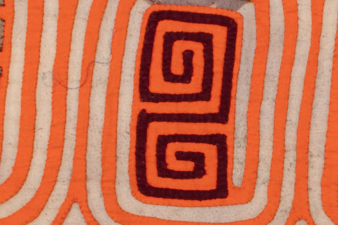 Vintage Orange and Rare Sheer Mola