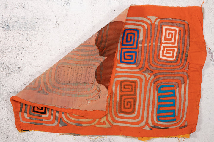 Vintage Orange and Rare Sheer Mola