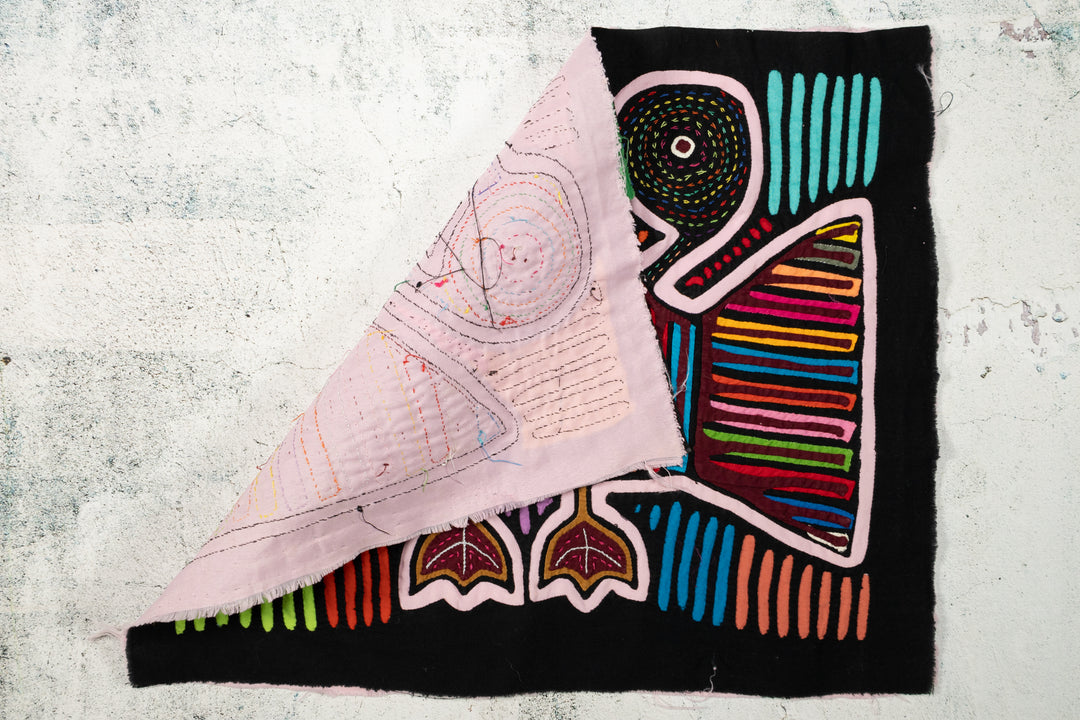 Bird Love Affair Rainbow Colors Mola