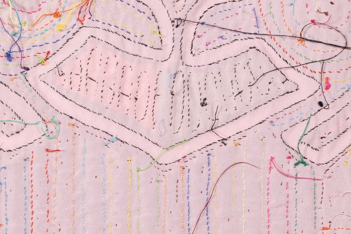 Bird Love Affair Rainbow Colors Mola