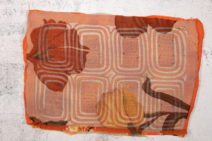 Vintage Orange and Rare Sheer Mola