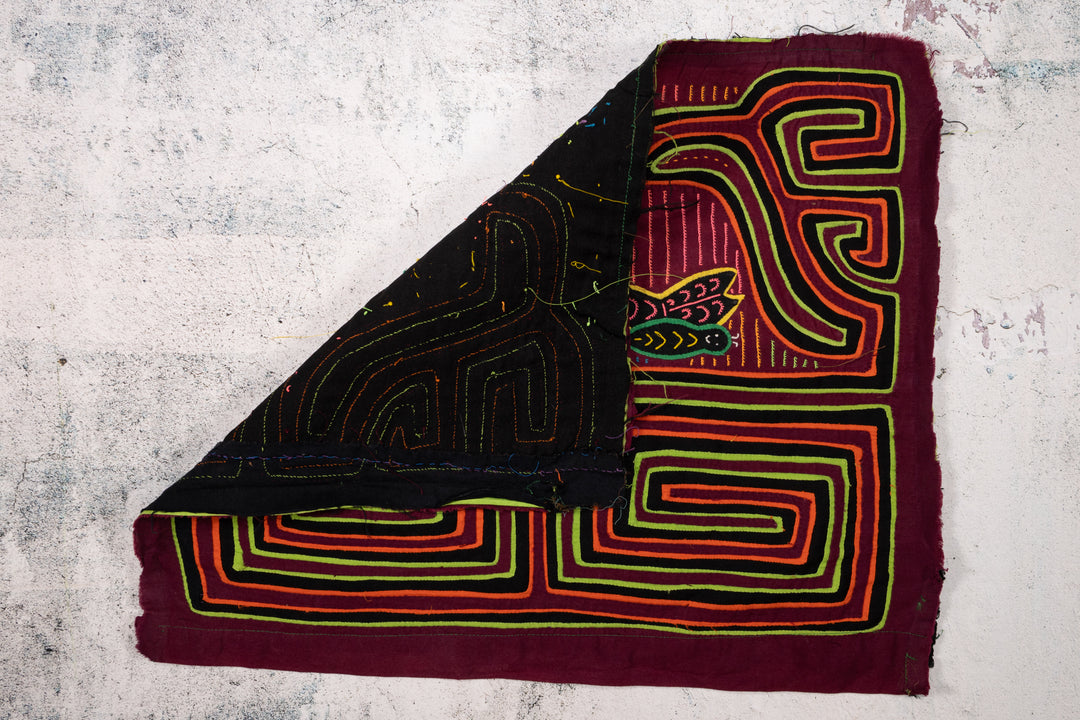 Butterfly Symmetry Vintage Mola
