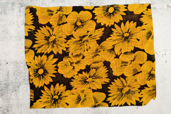 Vintage Peek a Boo Stingray Background Material Mola