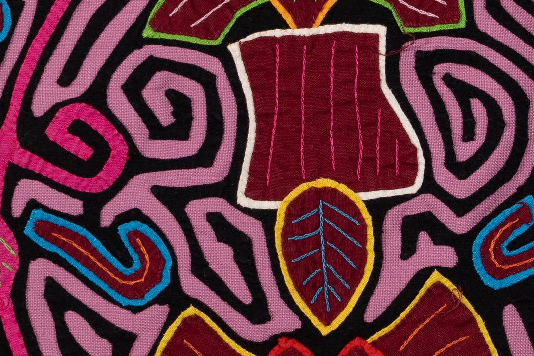 Purple Christmas Celebration Mola
