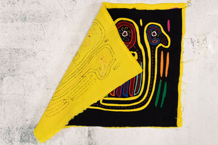 Mate Yellow Rainbow Four Head Swan Mola