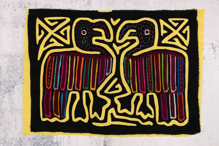 Yellow Black Gossip Bird Mola