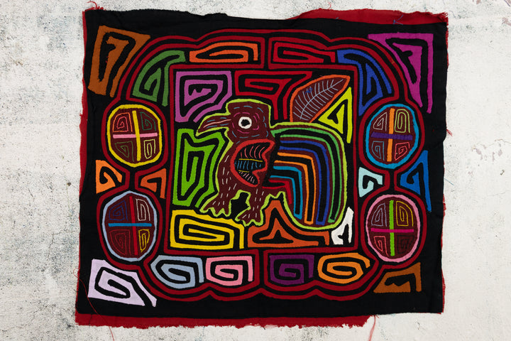 Kaleidoscope Tail Feathers Mola