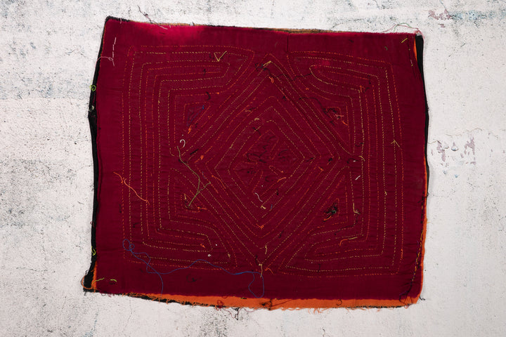 Black Red Yellow Maze Mola