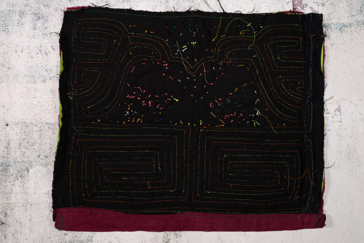 Butterfly Symmetry Vintage Mola